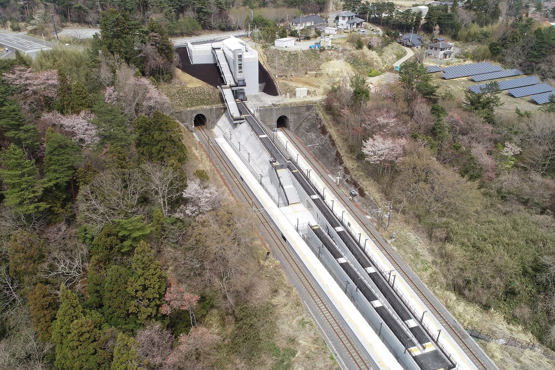 Jヴィレッジ駅新設工事①